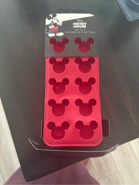 Disney Red Mickey Mouse Silicone Mold Tray